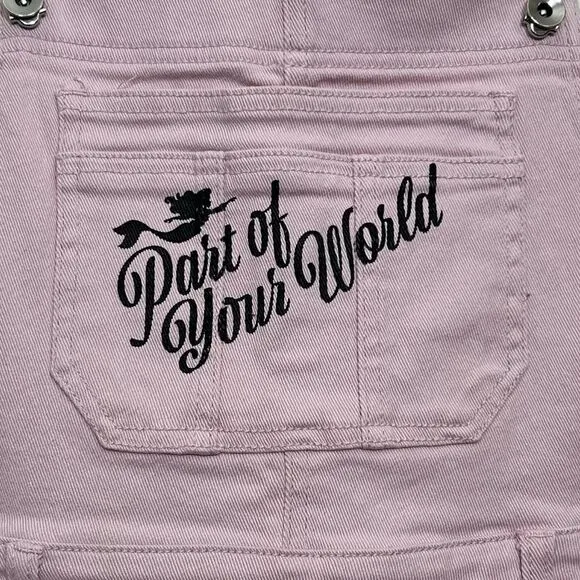 Disney The Little Mermaid Ariel Pink Shortalls