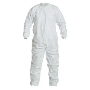 DuPont™ Tyvek® IsoClean® Coveralls with Zipper, White, Small, IC253BWHSM00250S