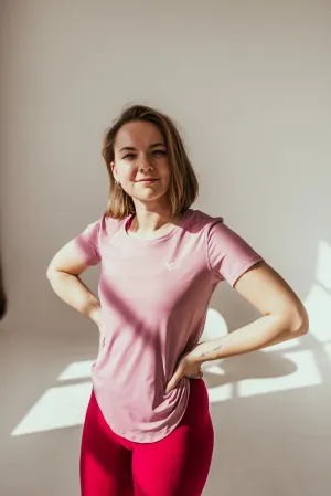Dusty Pink pilna garuma tops