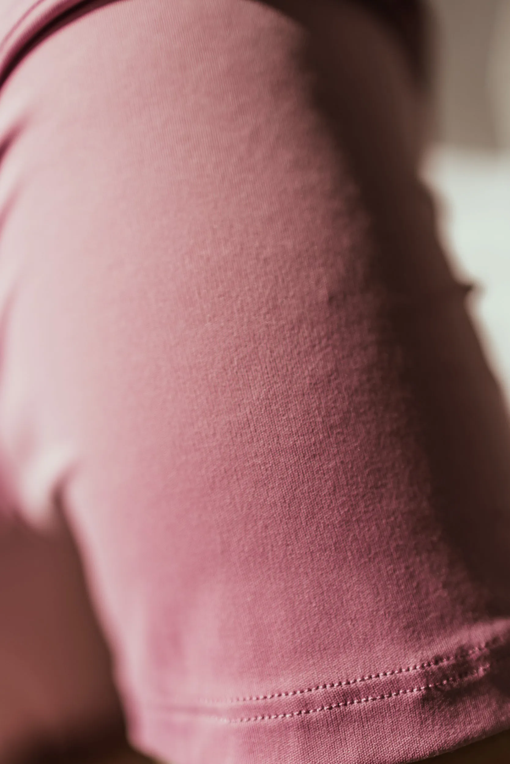 Dusty Pink pilna garuma tops