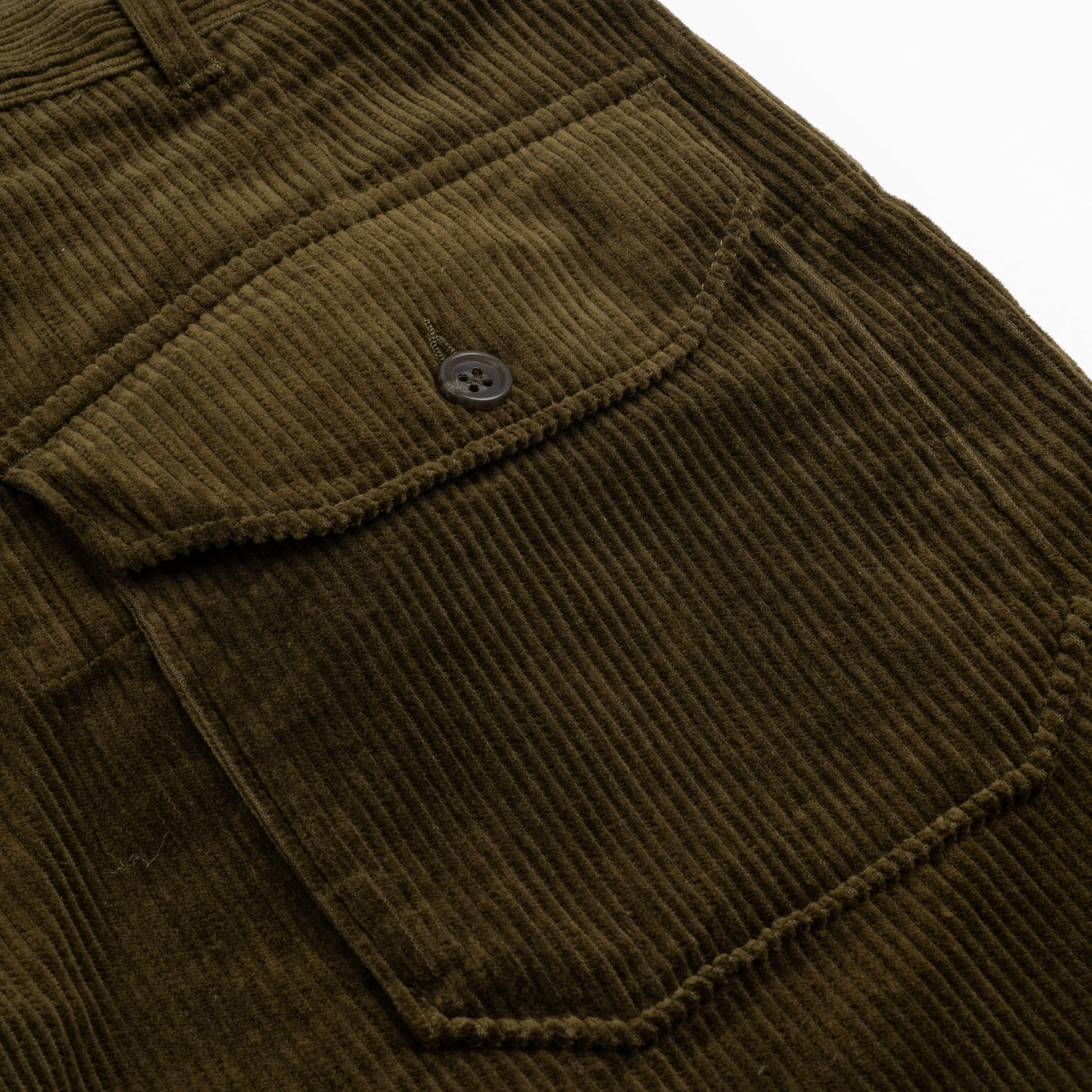 EG Carlyle Pant 23F1F012 Olive 8W Corduroy