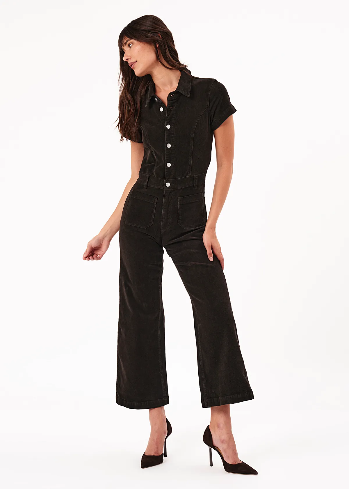 Elm Corduroy Sailor Jumpsuit <br> <i> ankle length </i>