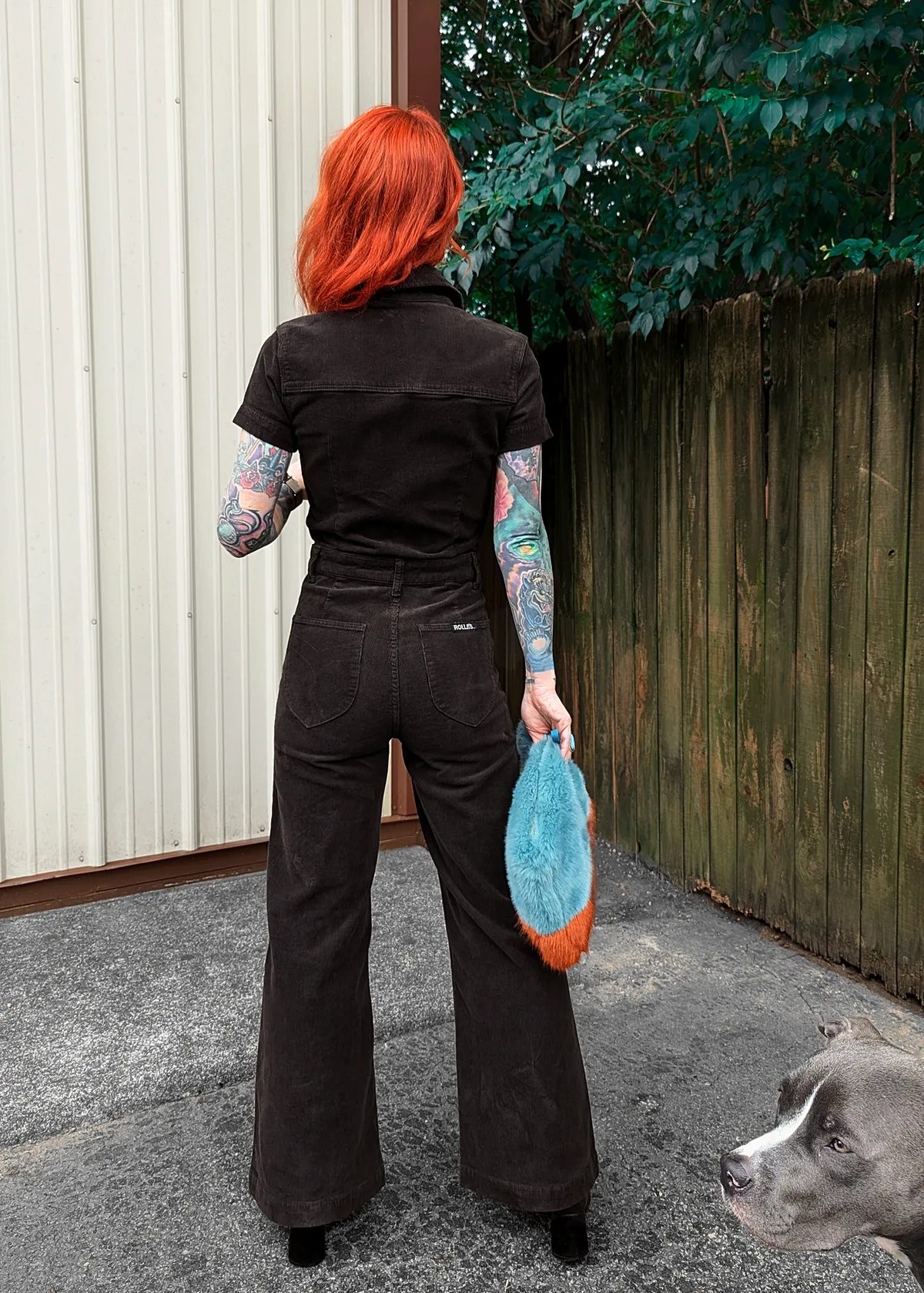 Elm Corduroy Sailor Jumpsuit <br> <i> ankle length </i>
