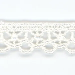 Embroidered Chemical Lace #00 Off White