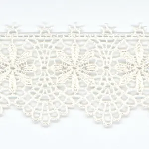 Embroidered Chemical Lace #00 Off White