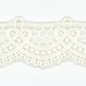 Embroidered Tulle Lace #00 Off White