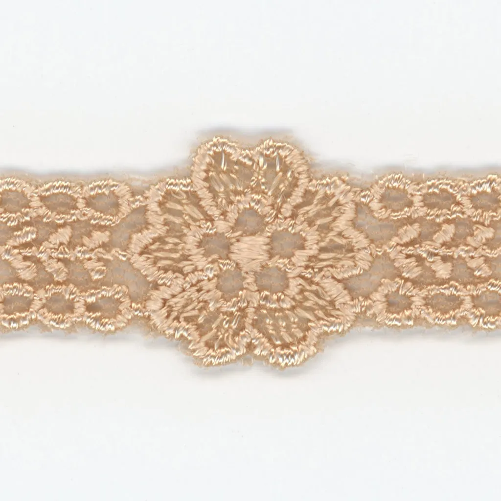 Embroidered Tulle Lace #10 Coconut