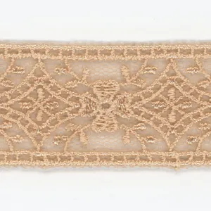Embroidered Tulle Lace #10 Coconut