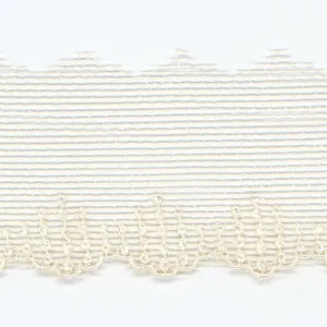 Embroidered Tulle Lace #158 Milk