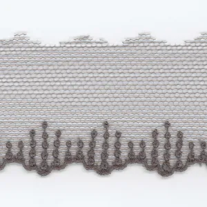Embroidered Tulle Lace #159 Medium Gray