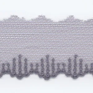 Embroidered Tulle Lace #23 Blue Gray