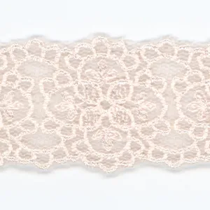 Embroidered Tulle Lace #60 Marshmallow Pink