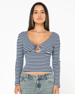Emma Striped Long Sleeve Top