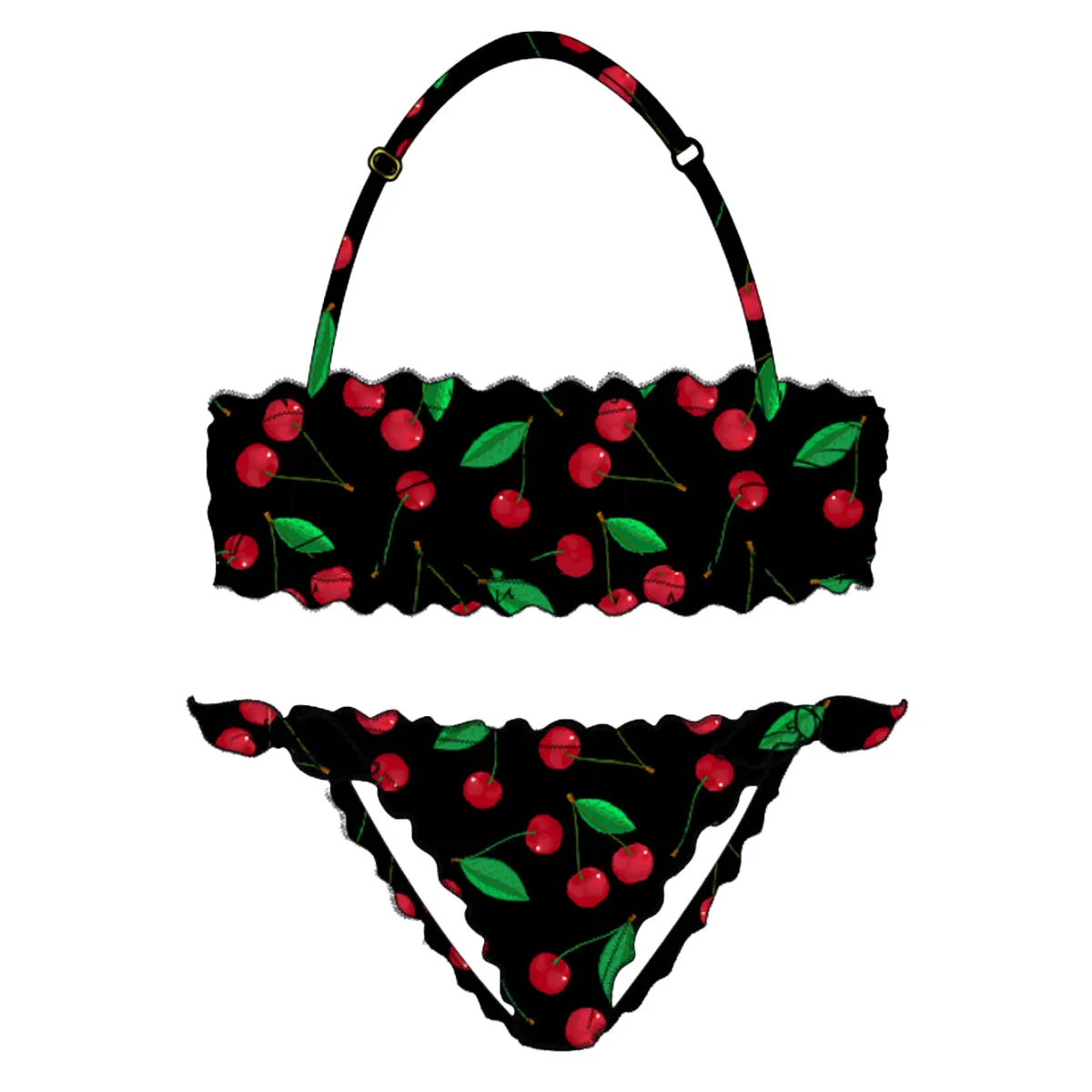 Emy Cherry Bandeau Bikini