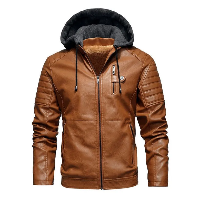 Entdecke die perfekte Herbstmode: Die Lucas Herren Lederjacke!