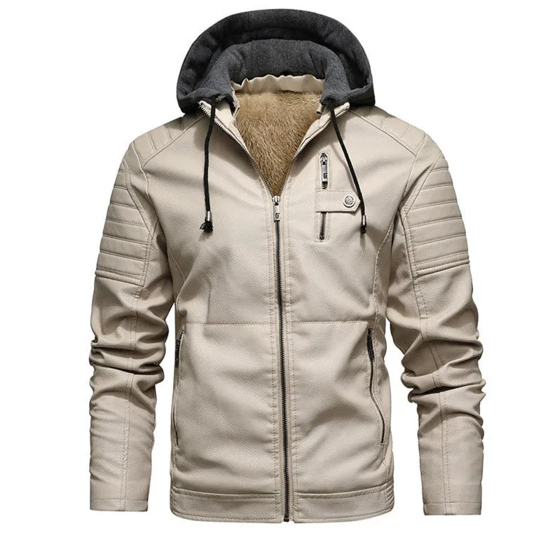 Entdecke die perfekte Herbstmode: Die Lucas Herren Lederjacke!