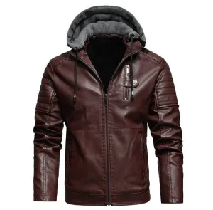 Entdecke die perfekte Herbstmode: Die Lucas Herren Lederjacke!