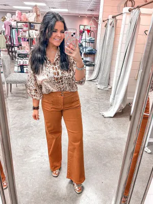 Espresso Your Feelings Printed Top