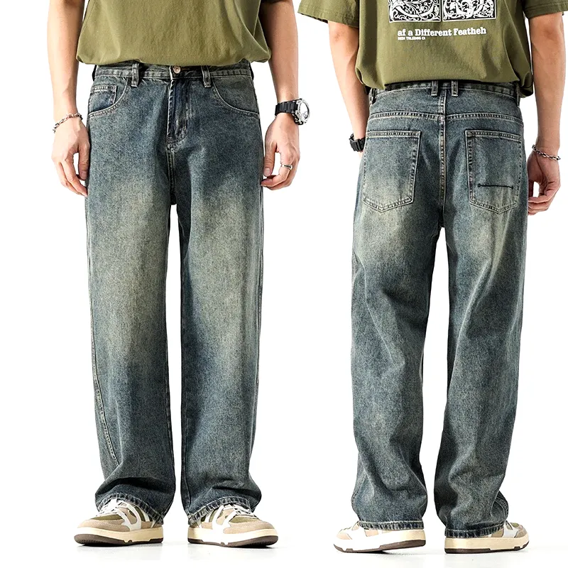 Ethan Stone-Wash Denim Jeans