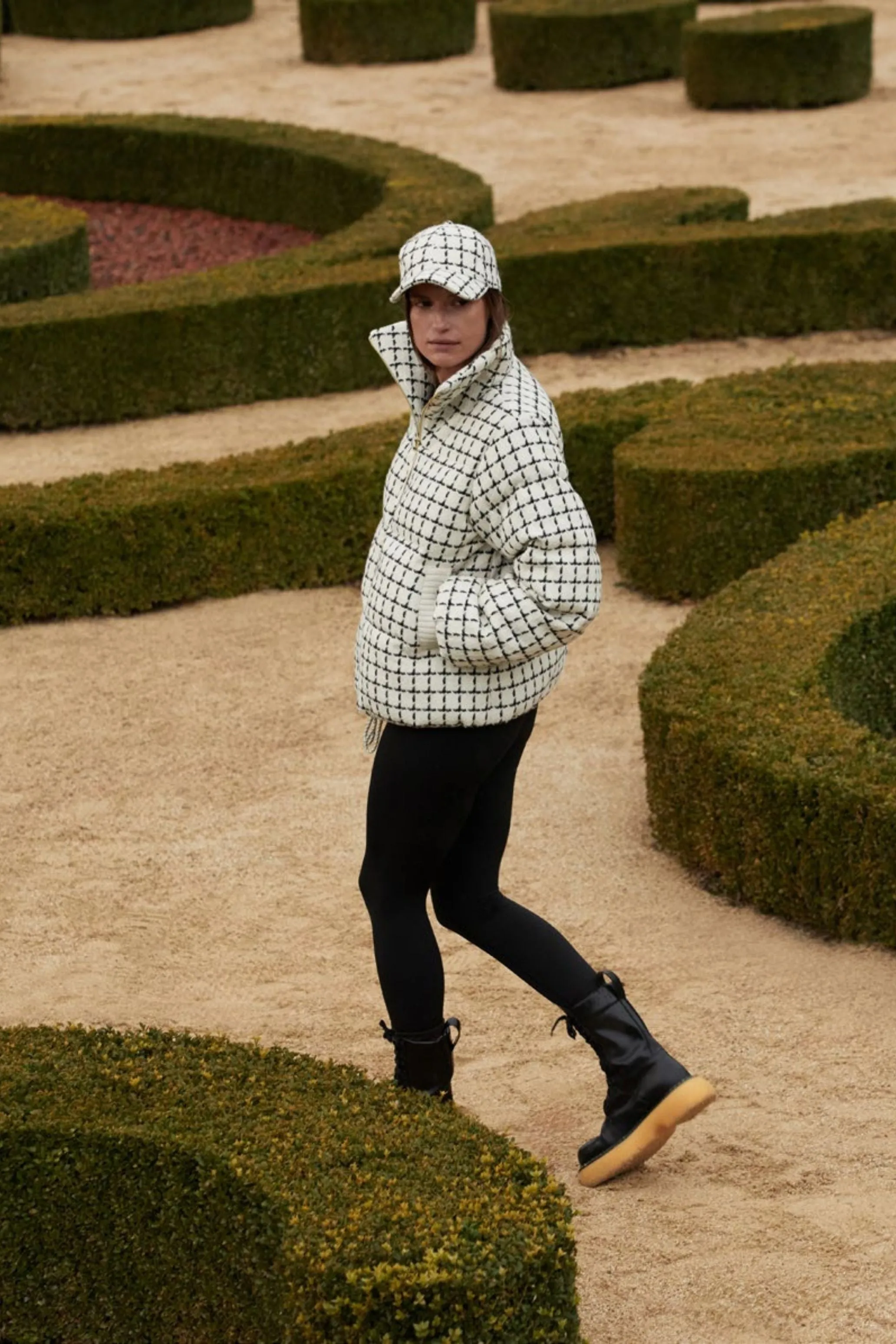 Eugene Check Short Puffer
