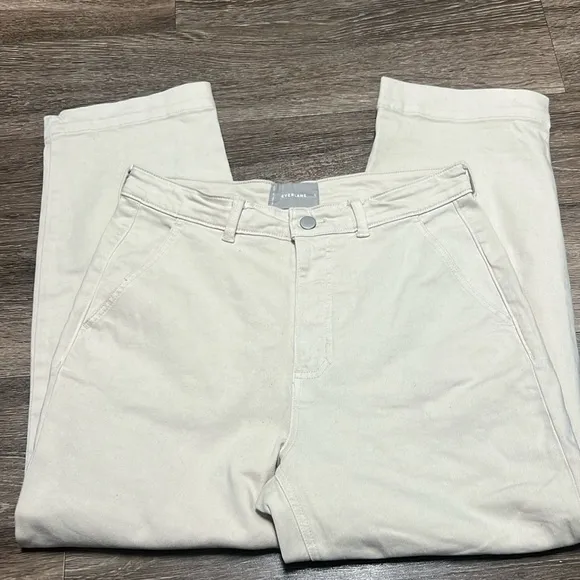 Everlane The straight leg crop jeans