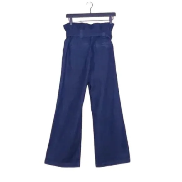 Express Cropped Wide Leg Super High Rise Jeans  Size 6 NWT