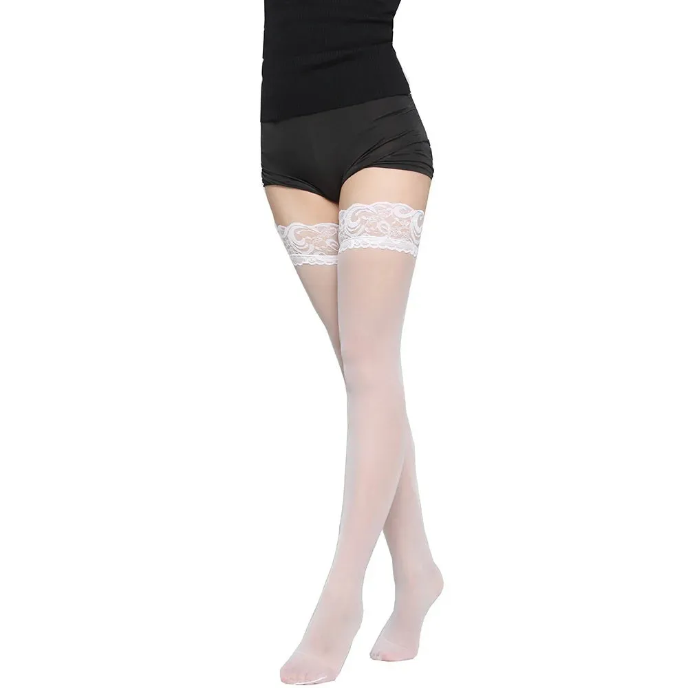 Extra Long Lace Stockings for Tall Women