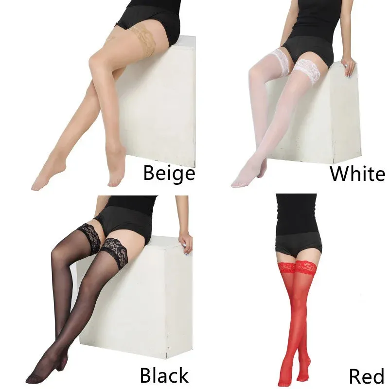 Extra Long Lace Stockings for Tall Women