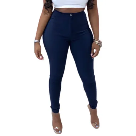 Fashionable Women's Skinny Long Jeans High Waist Pencil Pants