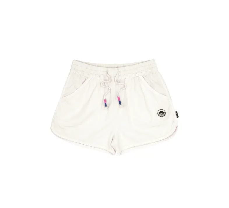 Feather 4 Arrow Daisy Corduroy Short White