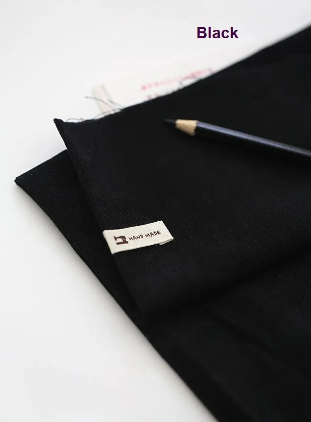 Fine Wale Cotton Corduroy - Indi Sky, Indi Blue, Gray, Navy, Black, Korean Fabric, Baby Wale Cotton Corduroy Fabric By the Yard /80357 - 210
