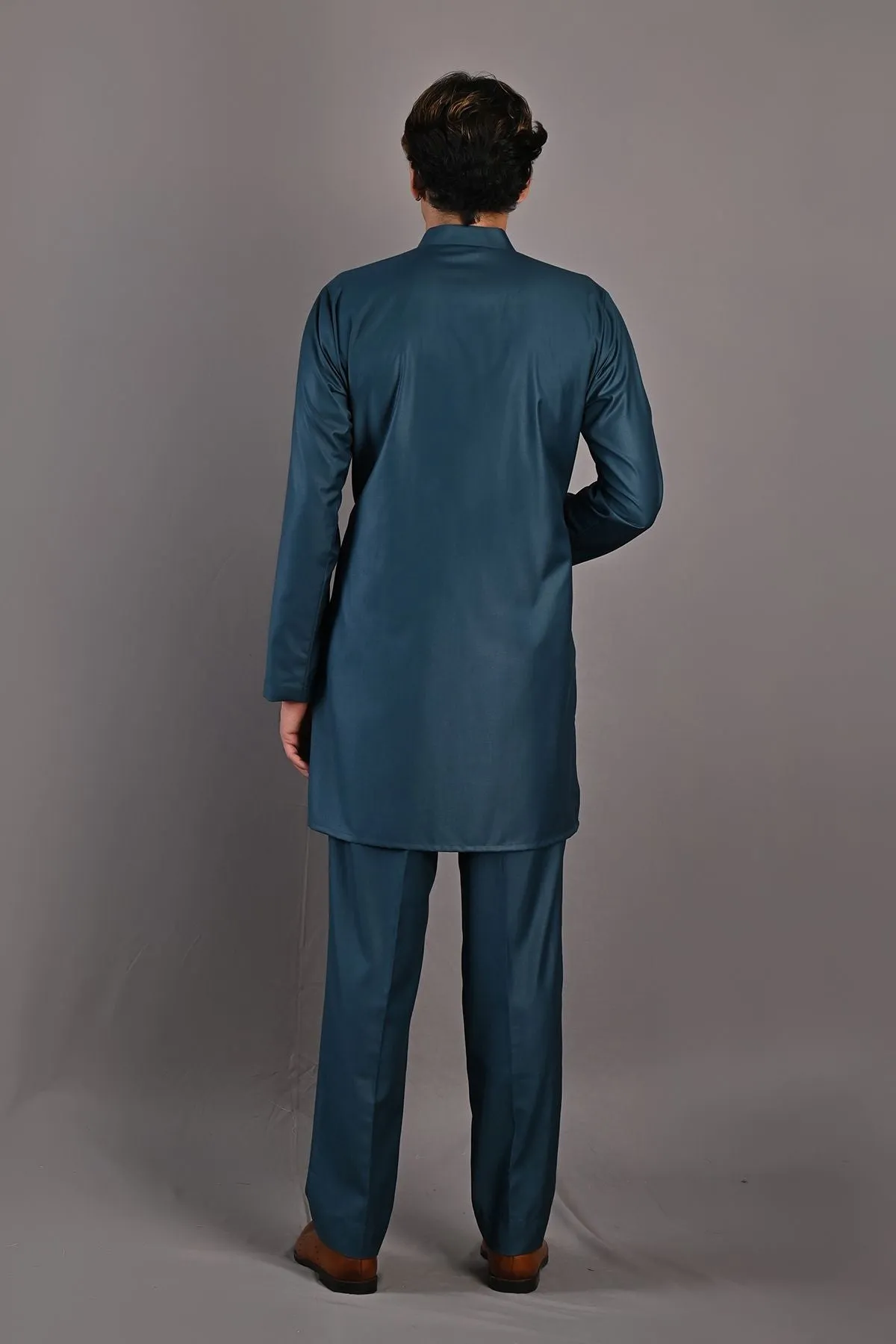 Fiore Multi Printed Nehru Jacket with Kurta Set