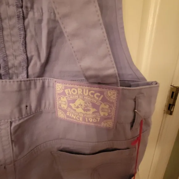 FIORUCCI NWT Lavender Short Overalls Size 3