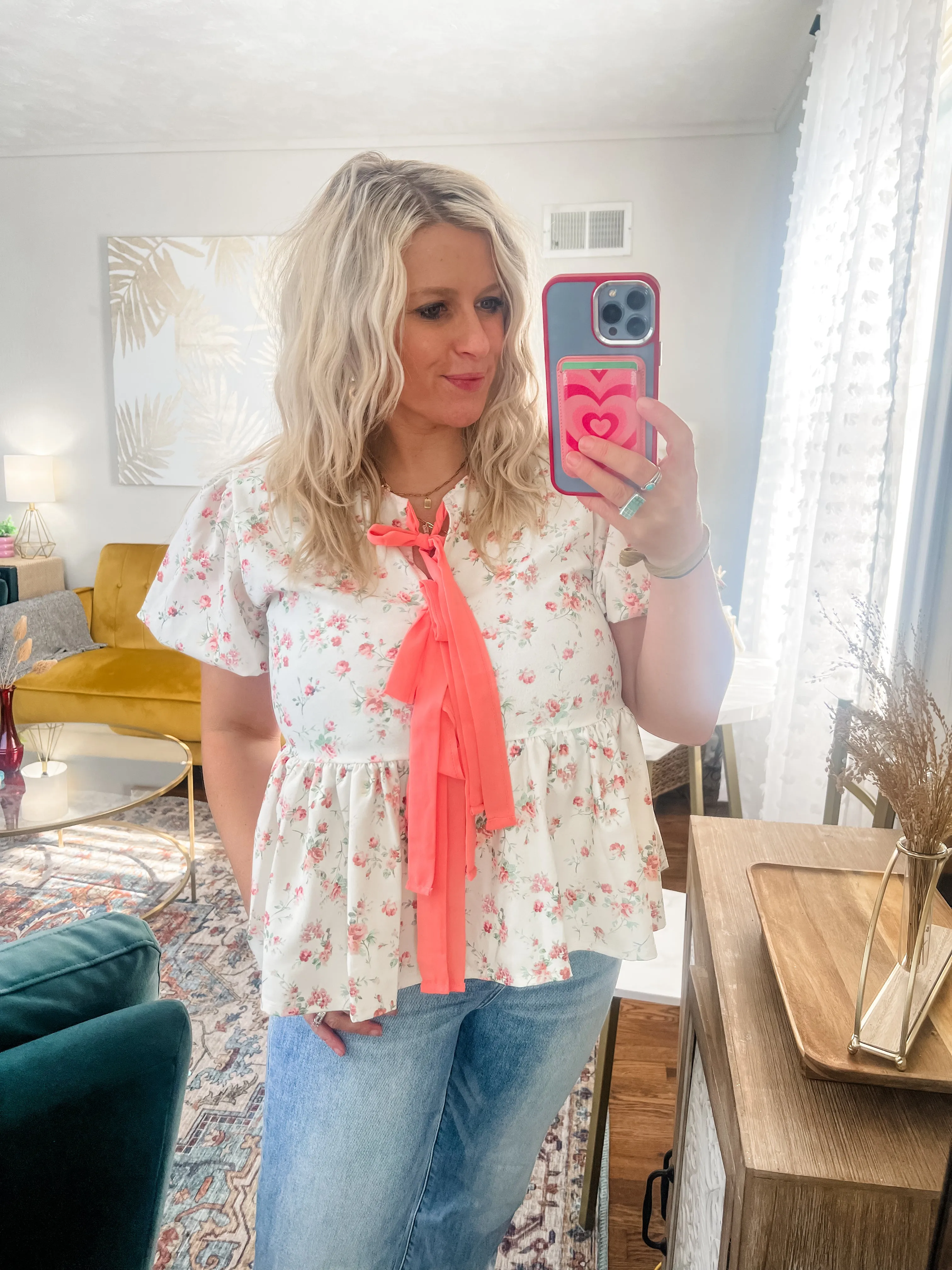 Floral Babydoll Top