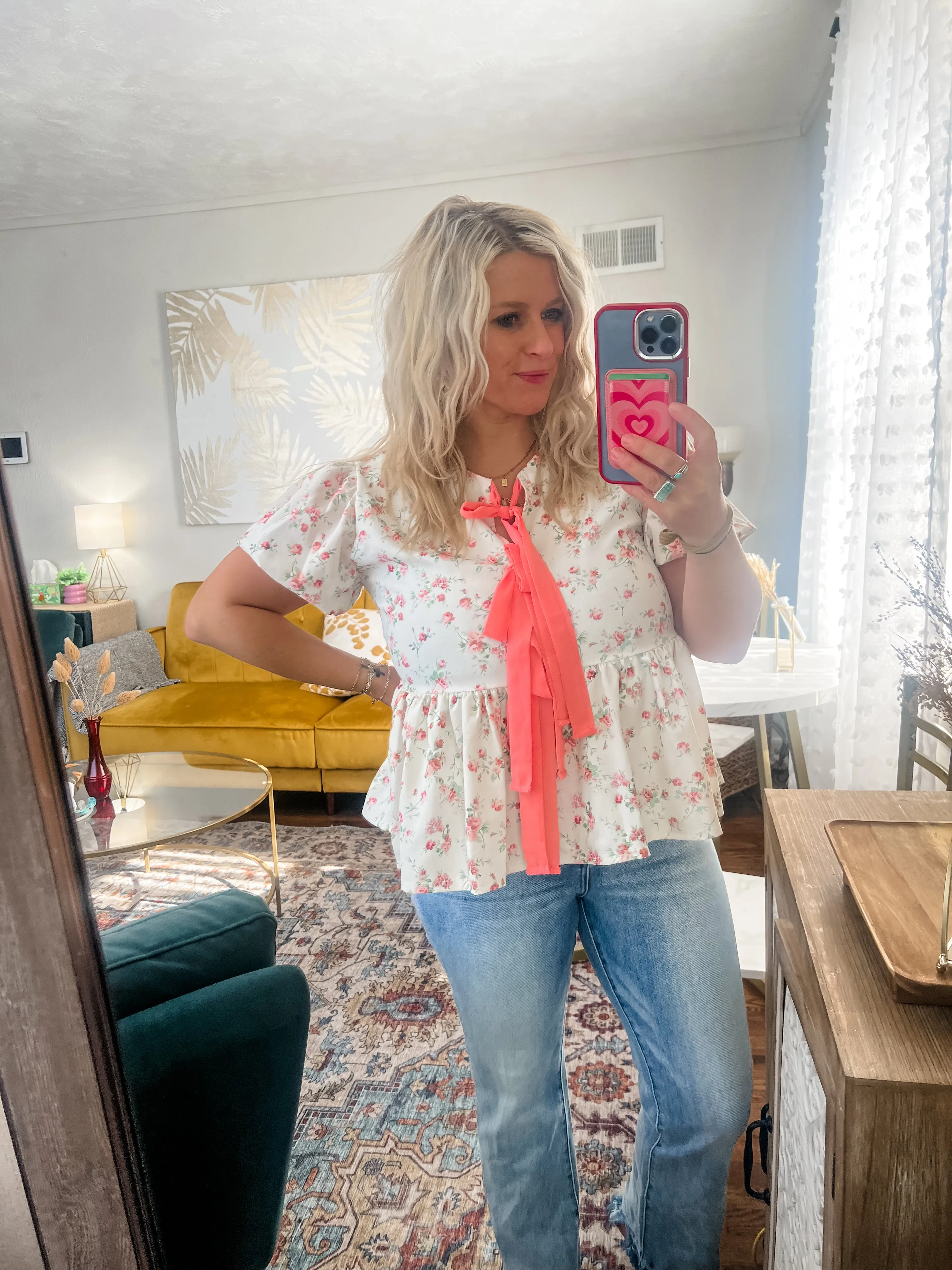 Floral Babydoll Top