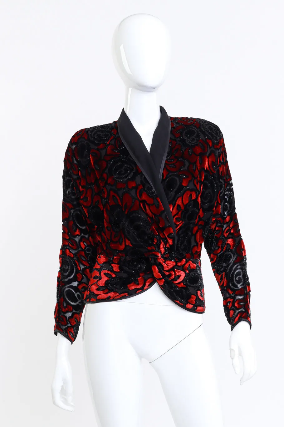 Floral Burnout Dolman Top