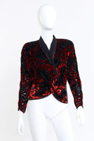 Floral Burnout Dolman Top
