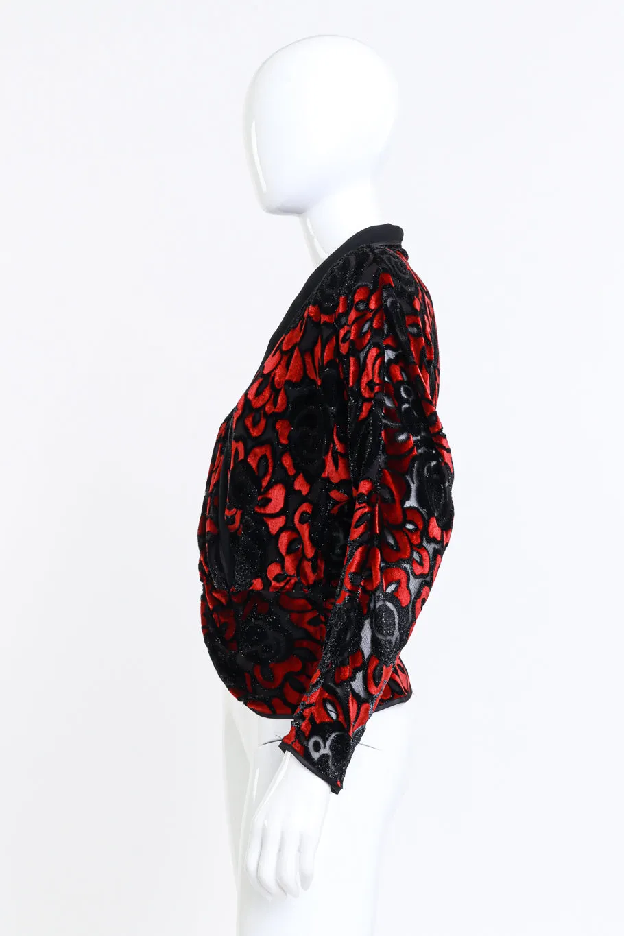 Floral Burnout Dolman Top