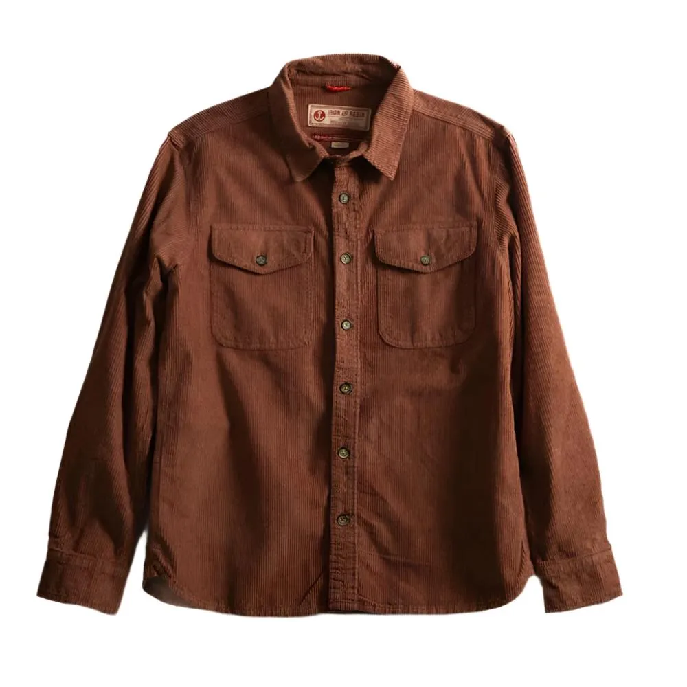 Forest Corduroy Shirt | Rust