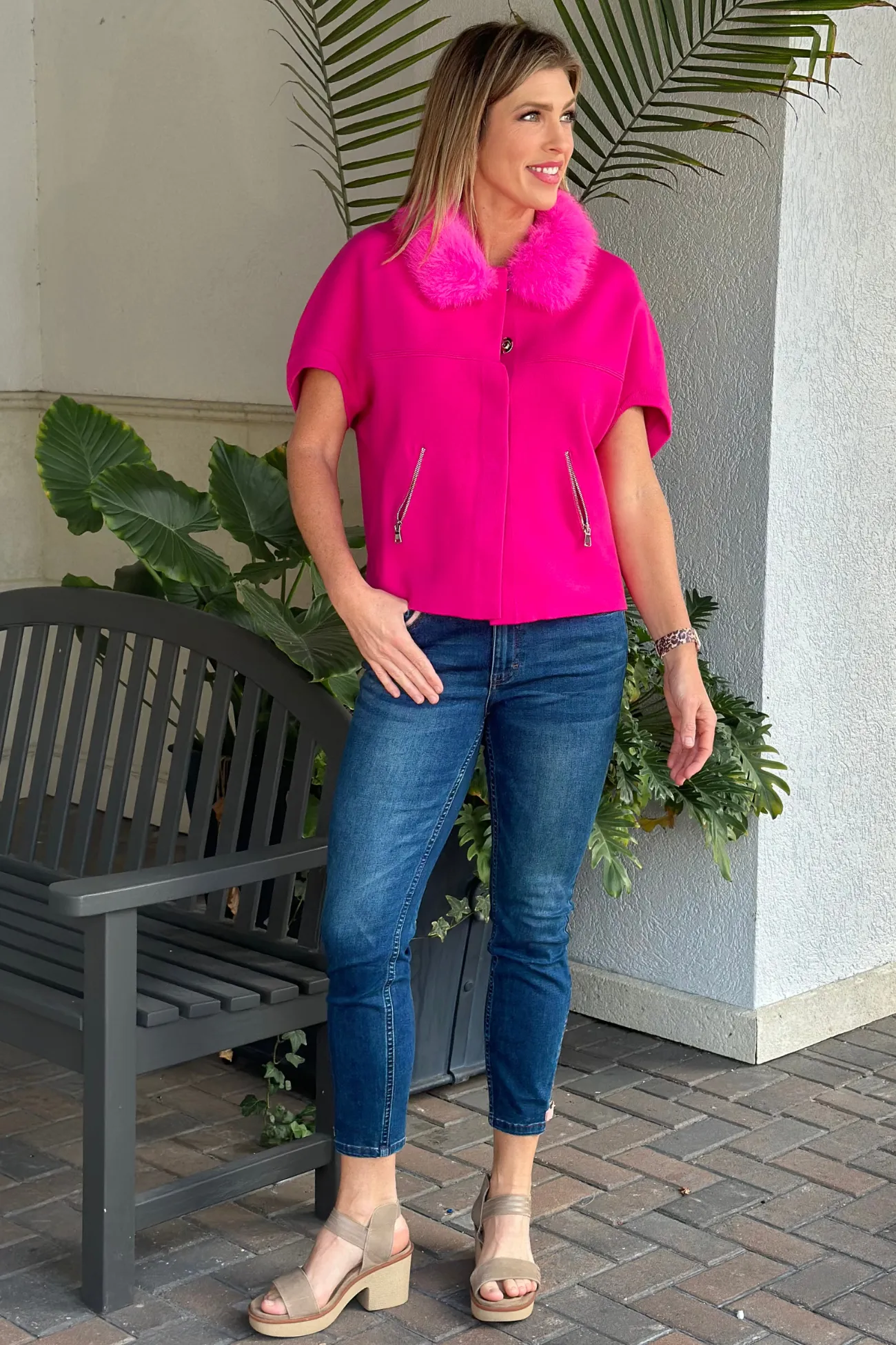 Frank Lyman Skinny High-Waisted Jeans