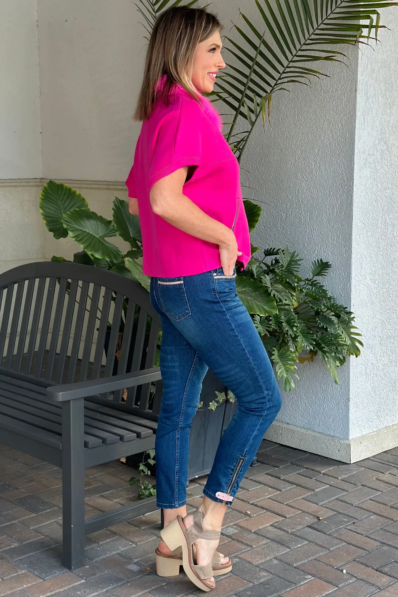 Frank Lyman Skinny High-Waisted Jeans