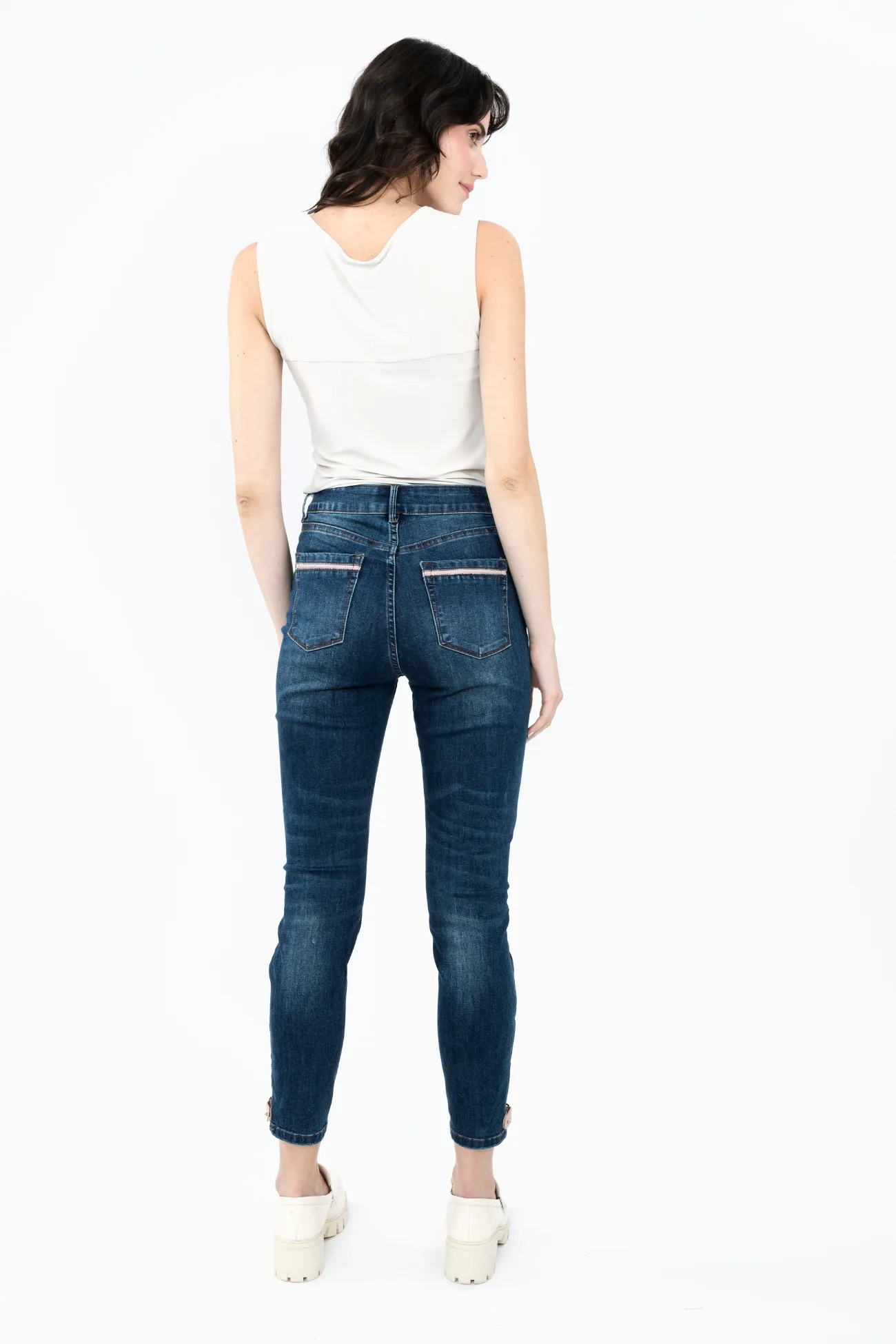 Frank Lyman Skinny High-Waisted Jeans