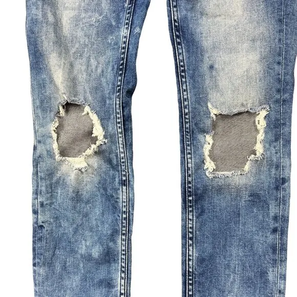 Free People Busted Knee 26S 26 Short Jeans Skinny NWT Petite 61855 16515125 Boho