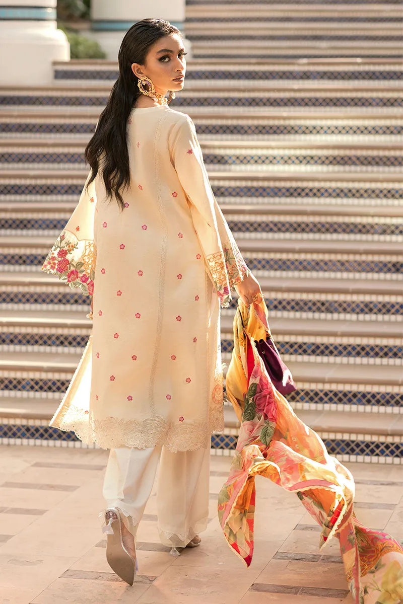 French Vanilla | Mushq Hemline Spring/Summer Lawn Collection 2022 | Unstitched Embroidered Lawn Suits