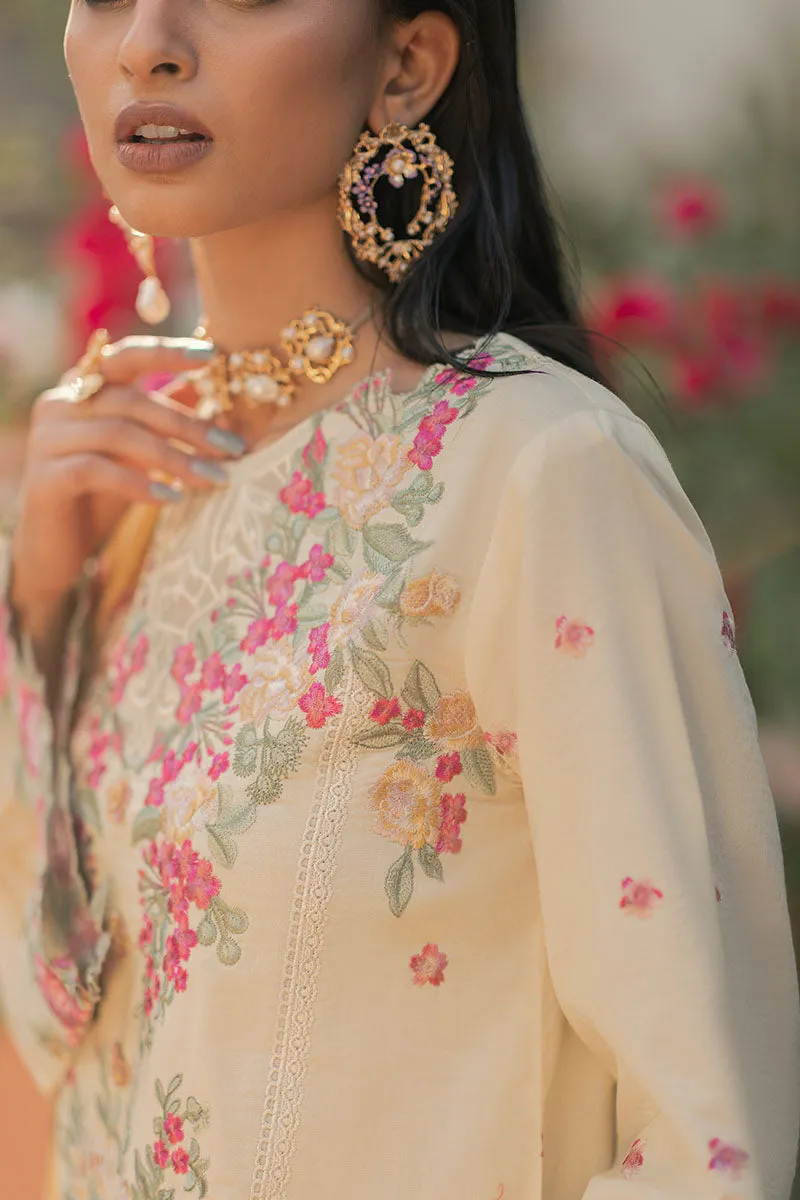 French Vanilla | Mushq Hemline Spring/Summer Lawn Collection 2022 | Unstitched Embroidered Lawn Suits