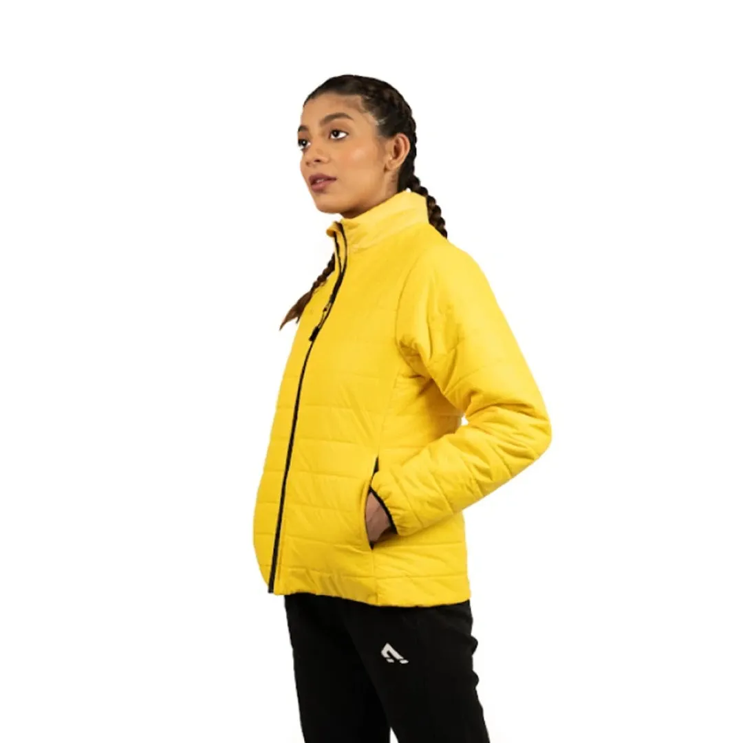 Full Sleeves Puffer Jacket (Yellow)