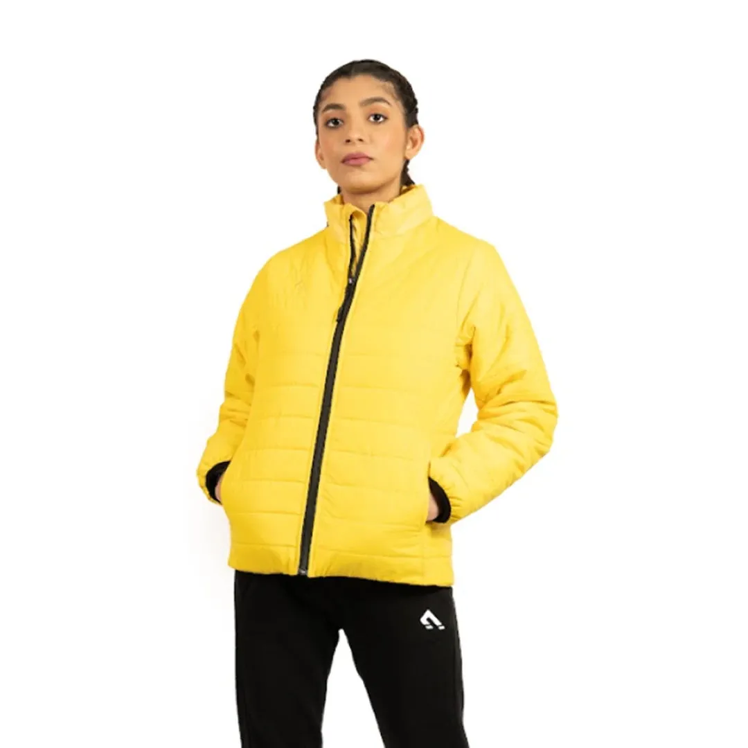 Full Sleeves Puffer Jacket (Yellow)