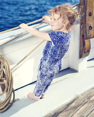 Girls Charlot Overalls  Mazarine Blue