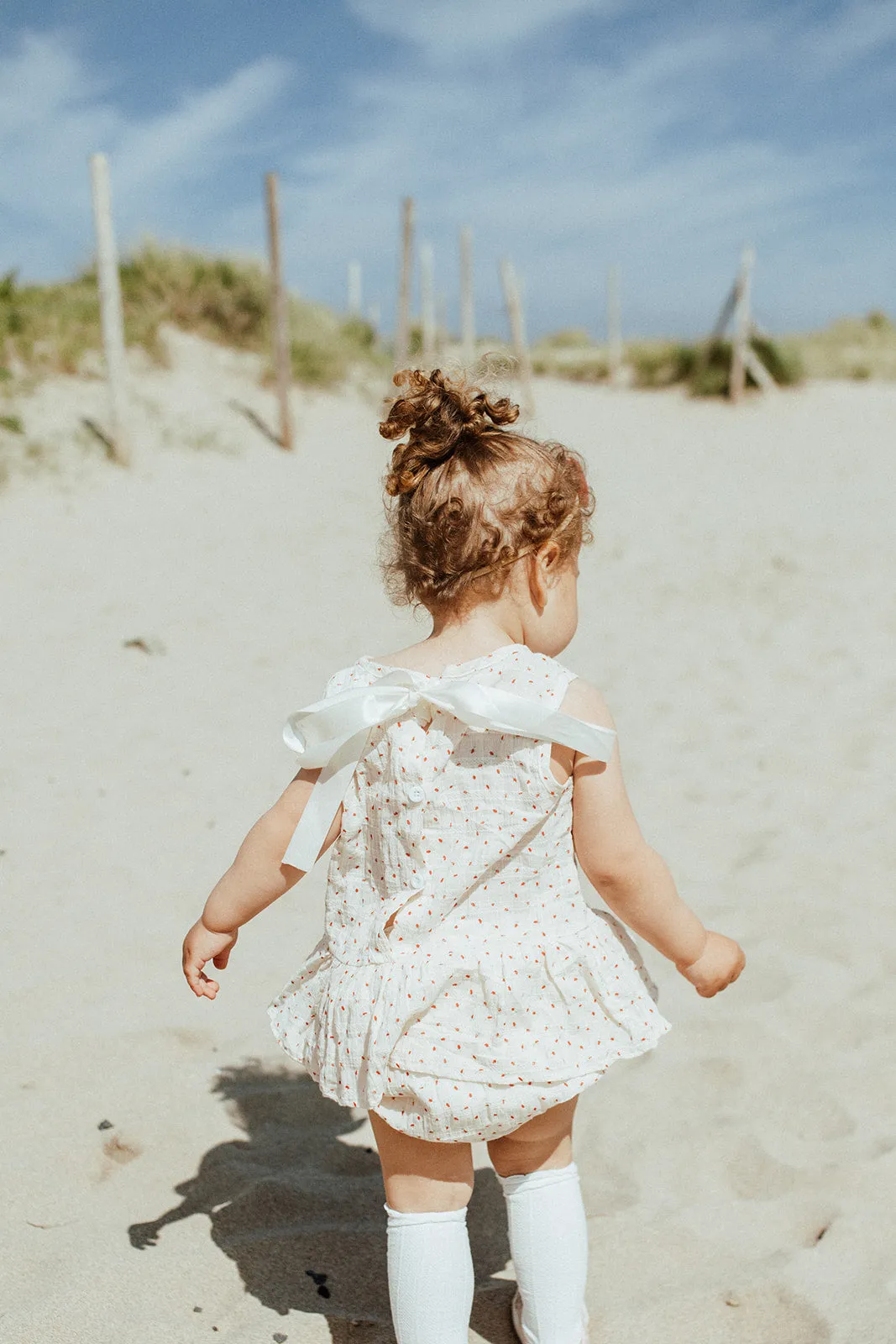 Girls Peplum Top and Bloomer Set- Rose Print
