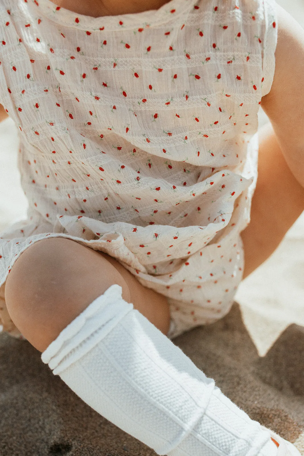 Girls Peplum Top and Bloomer Set- Rose Print